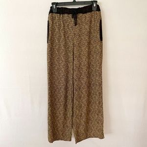 DOROTHY SCHOELEN Platinum Women’s Size 8 Drawstring Waist Palazzo Pants